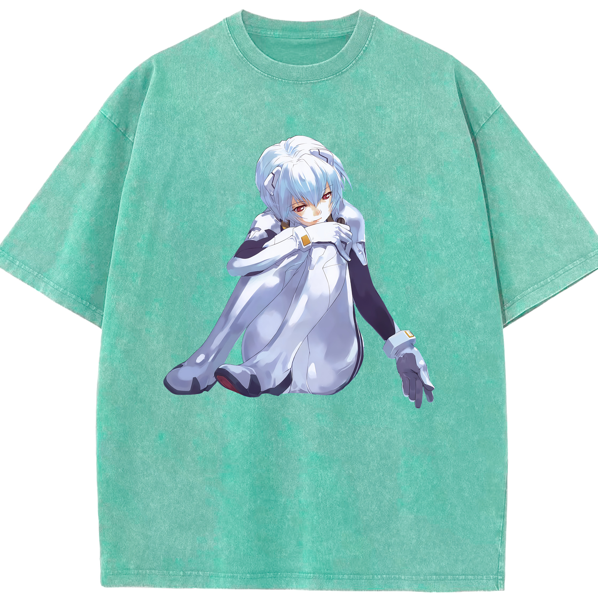 （画像用） EVA 新世紀エヴァンゲリオン 綿100% ヴィンテージ風 半袖Tシャツ（フロントプリント）